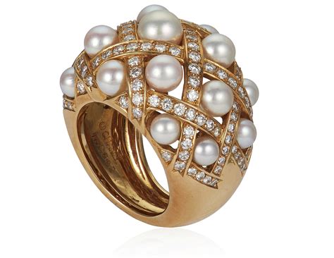 chanel pearl ring images|Chanel diamond ring price.